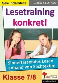 Lesetraining konkret! / 7.-8. Schuljahr (eBook, PDF)