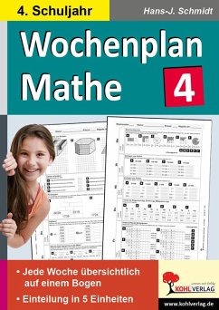 Wochenplan Mathe / Klasse 4 (eBook, PDF) - Schmidt, Hans-J.