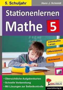 Kohls Stationenlernen Mathe / 5. Schuljahr (eBook, PDF) - Schmidt, Hans-J.