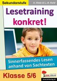 Lesetraining konkret! / 5.-6. Schuljahr (eBook, PDF)