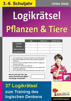 Logikrätsel Pflanzen & Tiere (eBook, PDF) - Stolz, Ulrike
