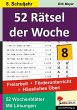 52 Rätsel der Woche / Klasse 8 (eBook,... - Bild 1