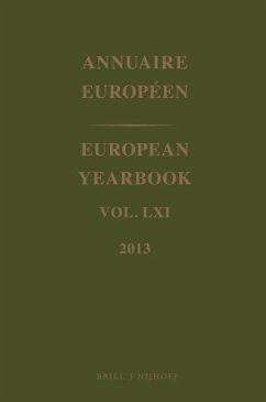 European Yearbook / Annuaire Européen, Volume 61 (2013)