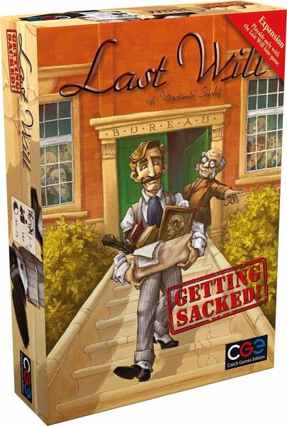 Pegasus CGE00025 - Last Will: getting sacked! Erweiterung - Englische Version Pegasus CGE00025 - Last Will: getting sacked! Erweiterung - Englische Version
