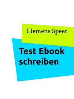Eigenes Ebook Schreiben Ebook Epub Von Clemens Speer Portofrei Bei Bucher De