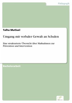 Umgang mit verbaler Gewalt an Schulen (eBook, PDF) - Mutluel, Talha