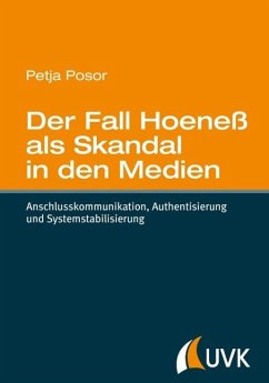 Cover Der Fall Hoeneß als Skandal in den Medien (eBook, ePUB)