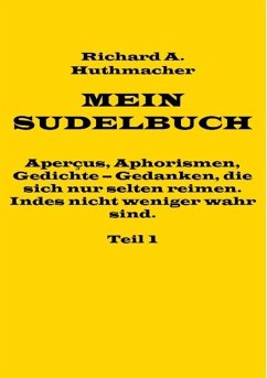 Mein Sudelbuch, Teil 1 (eBook, ePUB) - Huthmacher, Richard A.