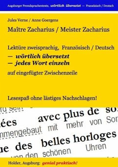 Cover Maître Zacharius / Meister Zacharius (eBook, ePUB)