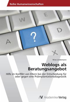 Weblogs als Beratungsangebot