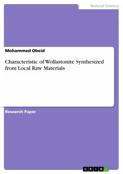Characteristic of Wollastonite Synthesized from Local Raw Materials - Obeid, Mohammed