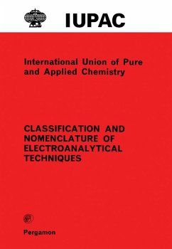 Classification and Nomenclature of Electroanalytical Techniques (eBook, PDF) - Stuart, Sam
