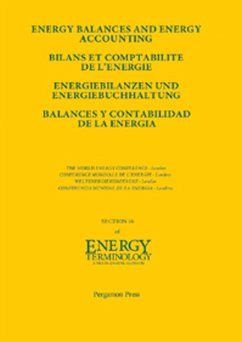 Cover Energy Balances and Energy Accounting (eBook, ePUB)