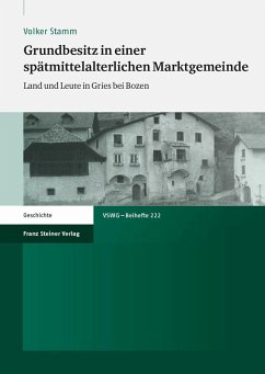 Grundbesitz in einer spätmittelalterlichen Marktgemeinde (eBook, PDF) - Stamm, Volker
