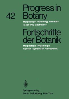 Progress in botany. Fortschritte der Botanik Band 42., Morphologie Physiologie Genetik Systematik Geobotanik. - Karl Esser ; Heinz Ellenberg, u.a.
