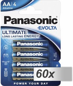 60x4 Panasonic Evolta LR 6 Mignon VPE Masterkarton