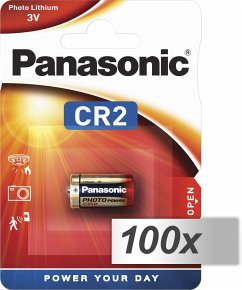 100x1 Panasonic Photo CR-2 Lithium VPE Masterkarton