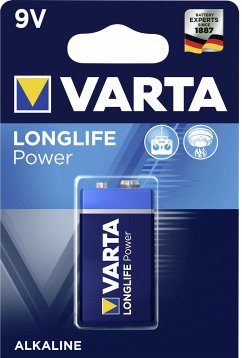 10x1 Varta Longlife Power 9V-Block 6 LR 61 VPE Innenkarton