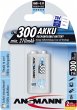 1 Ansmann maxE NiMH Akku 300 9V-Block... - Bild 1
