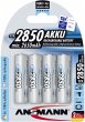 1x4 Ansmann NiMH Akku 2850 Mignon AA... - Bild 1