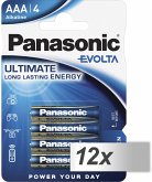 12x4 Panasonic Evolta LR 03 Micro VPE Innenkarton