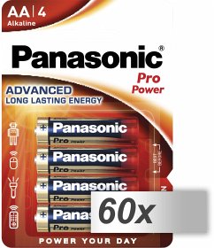 60x4 Panasonic Pro Power LR 6 Mignon AA VPE Masterkarton