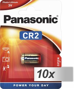 10x1 Panasonic Photo CR-2 Lithium VPE Innenkarton