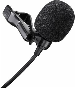 Walimex Pro Lavalier Mikrofon (Ansteckmikrofon Länge 120cm, inkl. Clip) für Smartphones