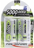 1x2 Ansmann maxE NiMH Akku Mono D 5000 mAh 5030922