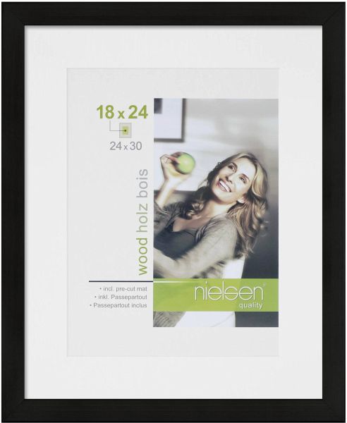 Nielsen Apollon schwarz 24x30 Holz 8988006 Nielsen Apollon schwarz 24x30 Holz 8988006