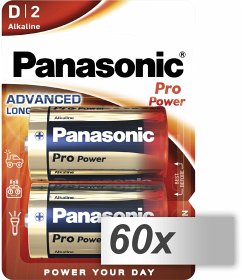 60x2 Panasonic Pro Power Mono D LR 20 VPE Masterkarton