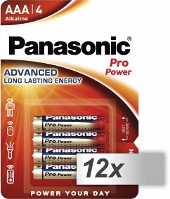 12x4 Panasonic Pro Power LR 03 Micro AAA VPE Innenkarton