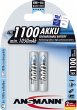 1x2 Ansmann NiMH Akku 1100 Micro AAA... - Bild 1