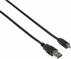 Hama USB 2.0 Kabel B8 Pin USB A - mini USB B schwarz 1,8 m