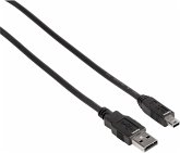 Hama USB 2.0 Kabel B5 Pin USB A - mini USB B schwarz 1,8m Hama USB 2.0 Kabel B5 Pin USB A - mini USB B schwarz 1,8m
