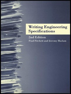 Cover Writing Engineering Specifications (eBook, PDF)