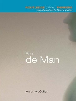 Paul de Man (eBook, PDF) - McQuillian, Martin