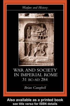 Cover Warfare and Society in Imperial Rome, C. 31 BC-AD 280 (eBook, PDF)