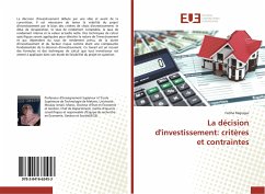 La décision d'investissement: critères et contraintes - Regragui, Fatiha