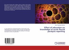 Effect of education on knowledge of acute flaccid paralysis reporting
