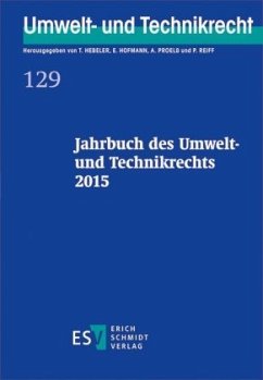 Cover Jahrbuch des Umwelt- und Technikrechts 2015