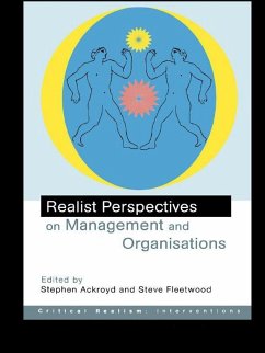 Cover Realist Perspectives on Management and Organisations (eBook, PDF)
