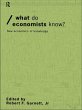 What do Economists Know? (eBook, ePUB) - Bild 1