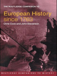 The Routledge Companion to Modern European History since 1763 (eBook, ePUB) - Cook, Chris; Stevenson, John