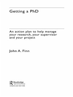 Getting a PhD (eBook, ePUB) - Finn, John