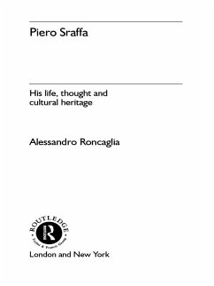 Cover Piero Sraffa (eBook, PDF)