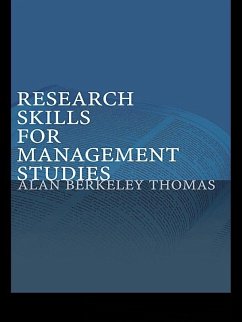 Research Skills for Management Studies (eBook, PDF) - Thomas, Alan Berkeley