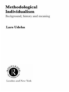 Methodological Individualism (eBook, PDF) - Udehn, Lars