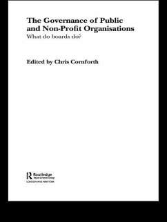 The Governance of Public and Non-Profit Organizations (eBook, ePUB)