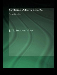 Samkara's Advaita Vedanta (eBook, ePUB) - Hirst, Jacqueline G. Suthren